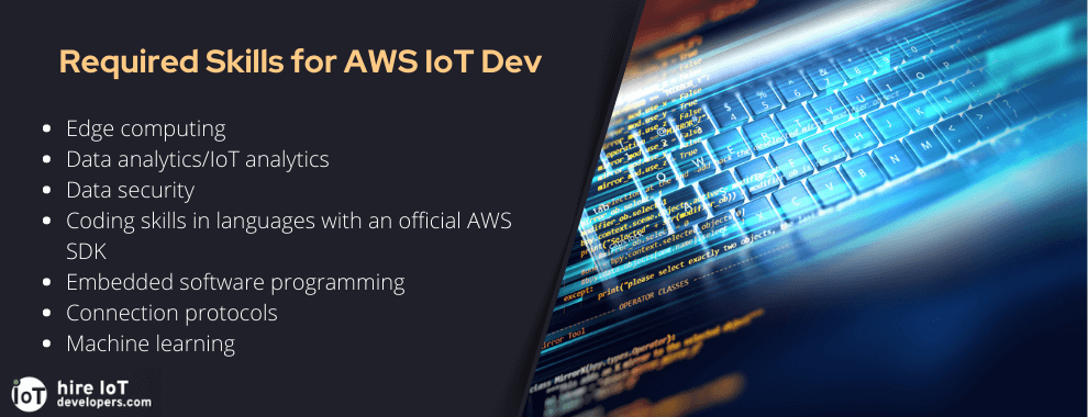 aws iot developer required skills